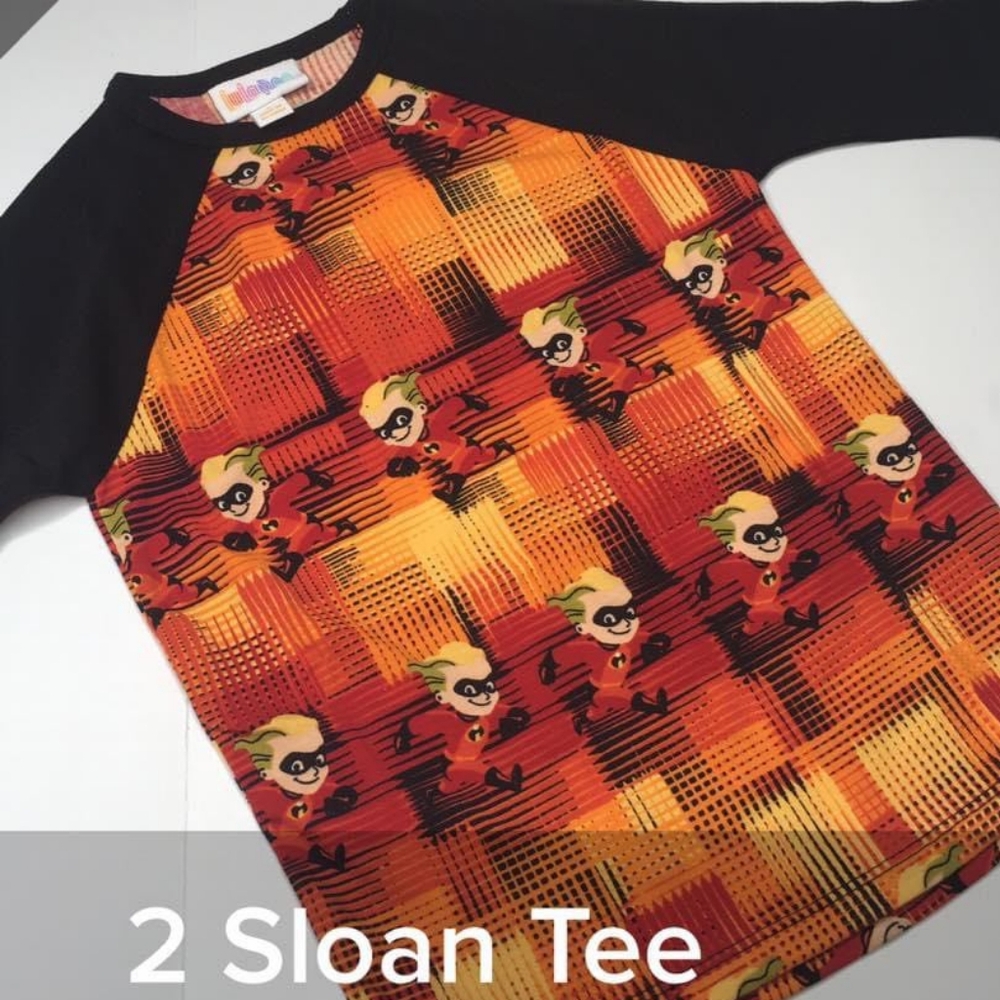 Disney Incredibles Dash Kids LuLaRoe Sloan Shirt NWT Size 2T